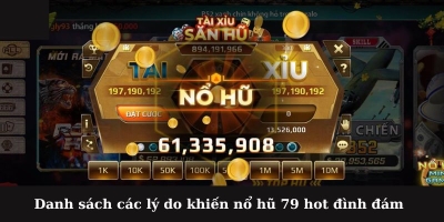 Nổ hũ 79 - Cổng game cá cược hấp dẫn với hành trình đầy thú vị